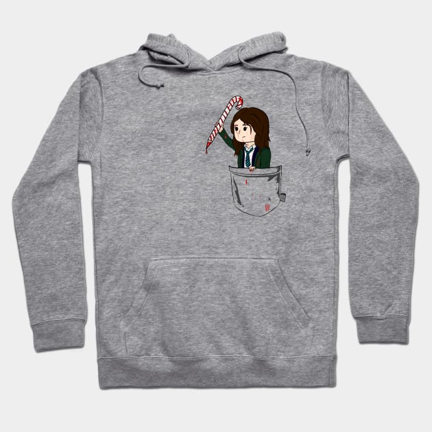 Anna Pocket Tee Hoodie by SleepyInPsych